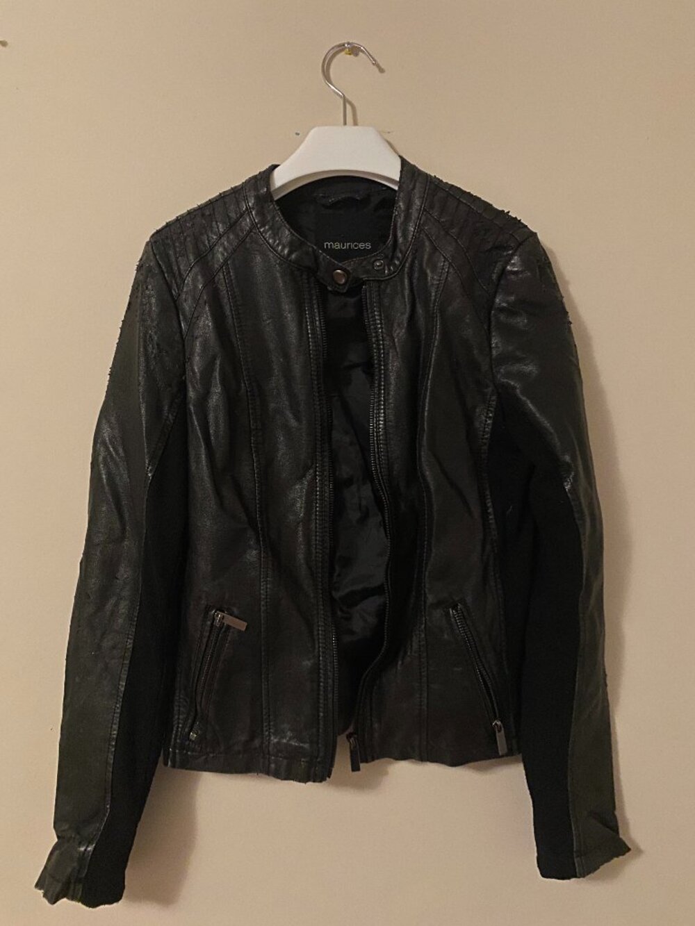 maurices faux leather jacket